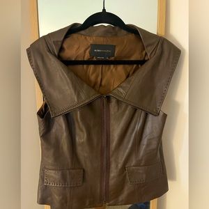 Leather vest